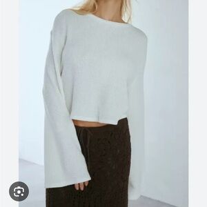 Urban renewal.Dark Brown Knit Sweater